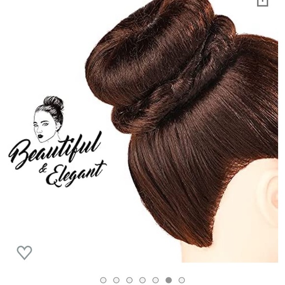 Pack of 4 hair donut buns, sizes in photo (not included 9cmx3.54 inches) - Picture 5 of 5